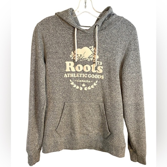 Roots 73 Salt and Pepper  Kanga Pull Over Hoodie Adult Med - Picture 1 of 9